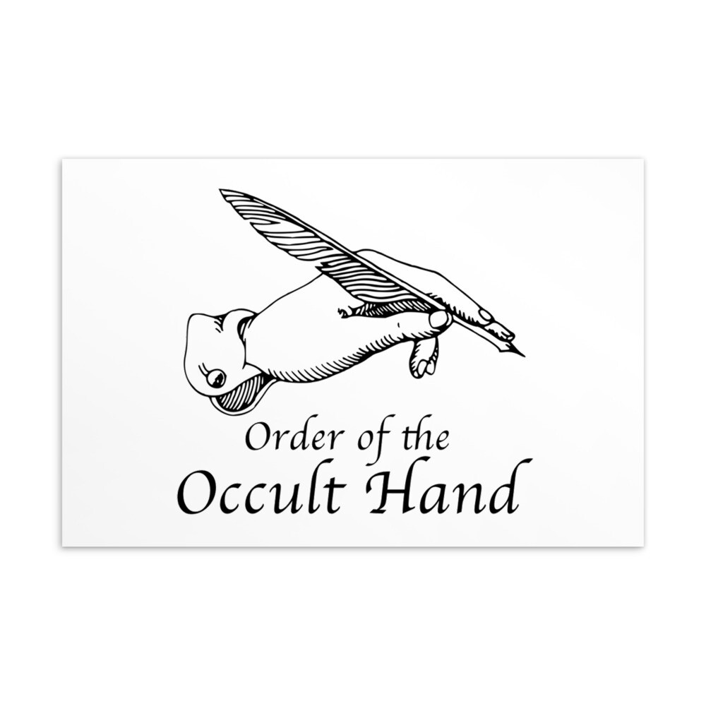 'Order of the Occult Hand' Postcard