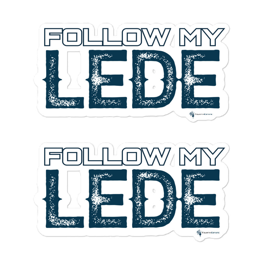 Follow My LEDE Stickers
