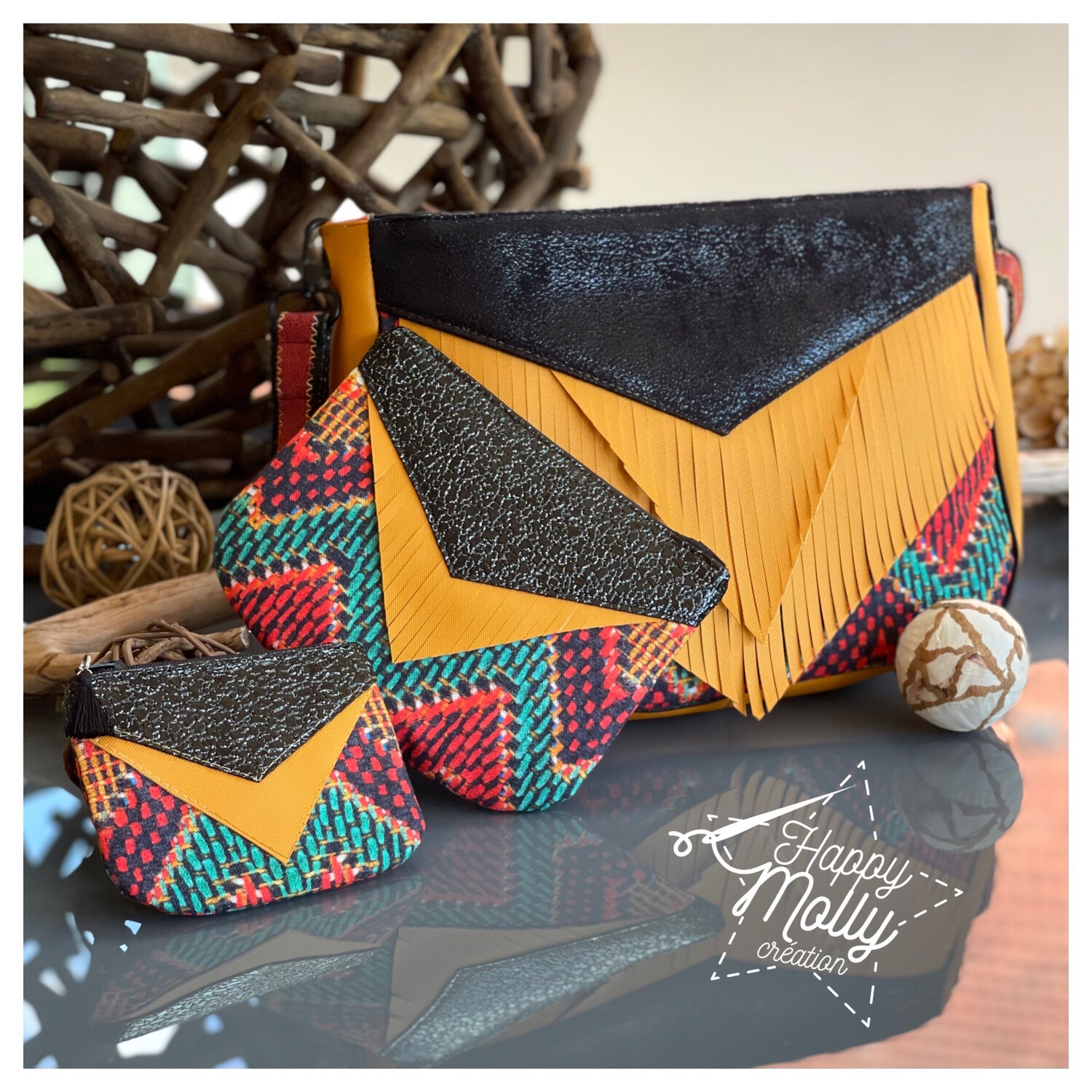 Pack 3 tutoriels : Sac, porte monnaie et trousse Maho