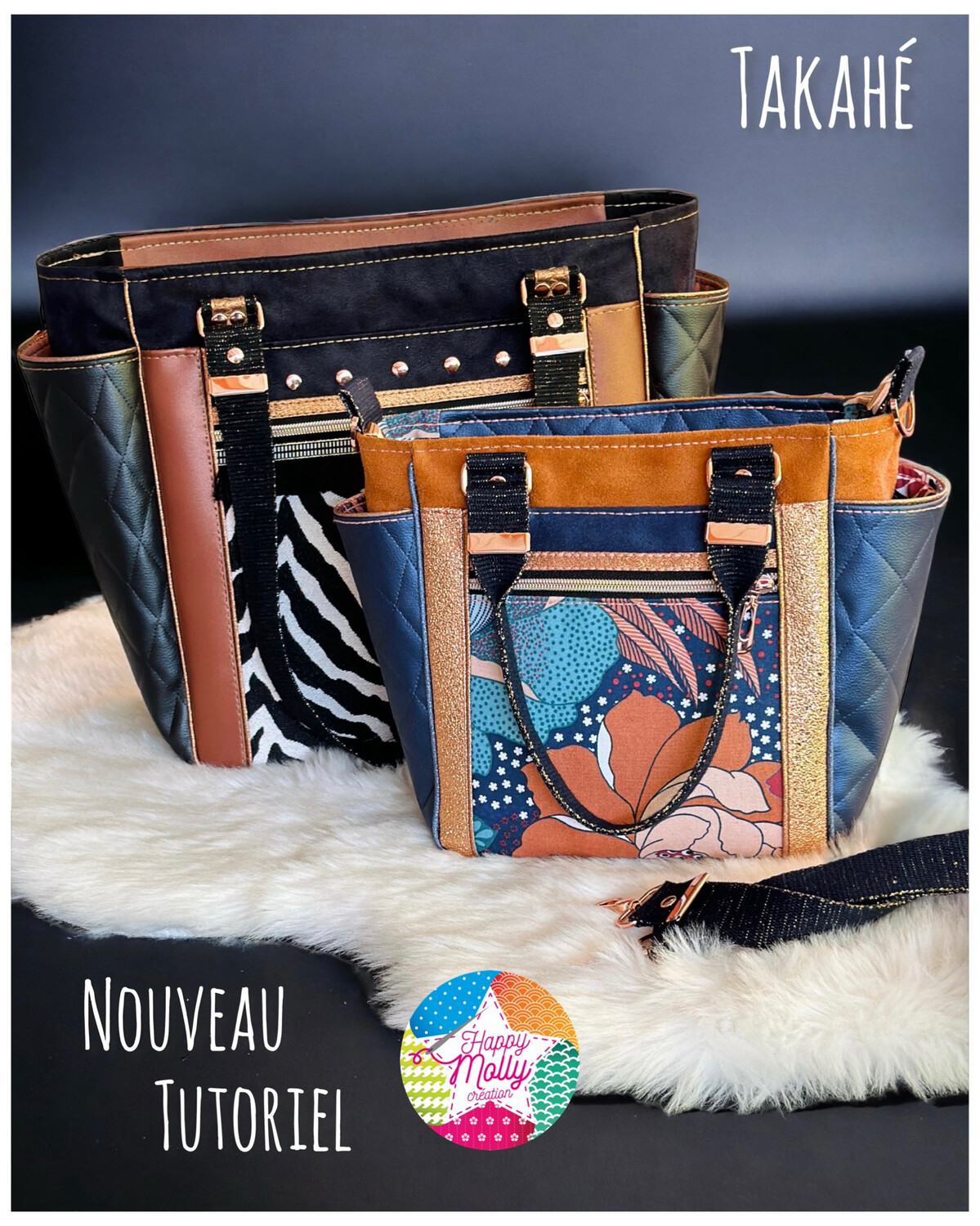 Tutoriel du sac Takahé, 2 tailles