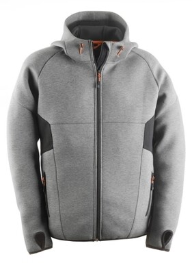 Kapriol - Tech Hoodie Felpa con cappuccio colore Grigio