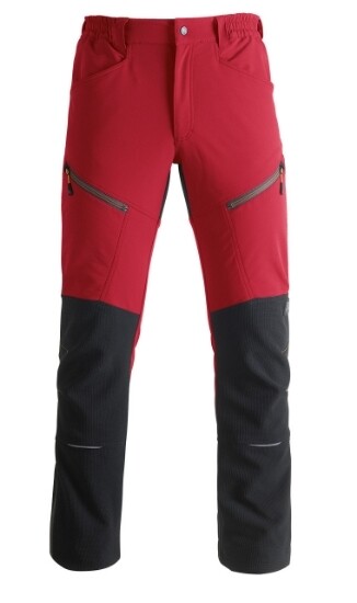 Kapriol - Pantalone elasticizzato Vertical rosso/nero