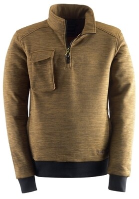 Kapriol - Felpa a 1/2 zip Slick beige