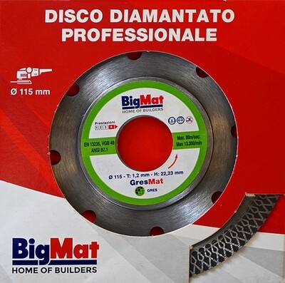 Big Mat Disco diamantato per gres porcellanato