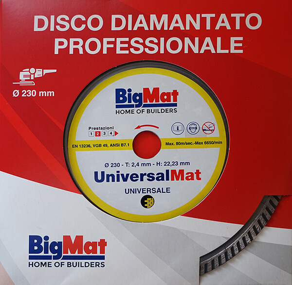 Big Mat Disco diamantato universale