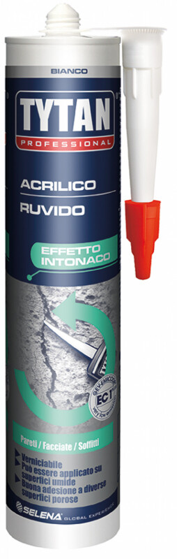Tytan - Silicone sigillante Acrilico Ruvido bianco