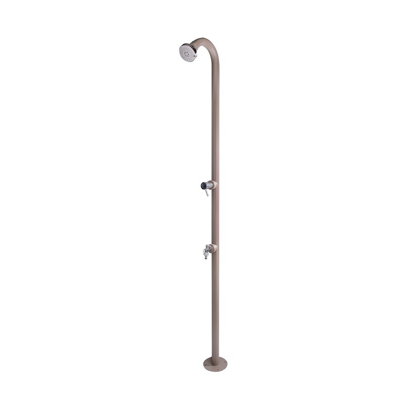 Bel-Fer - 42/D4 Doccia ferro verniciato con miscelatore acqua calda e fredda