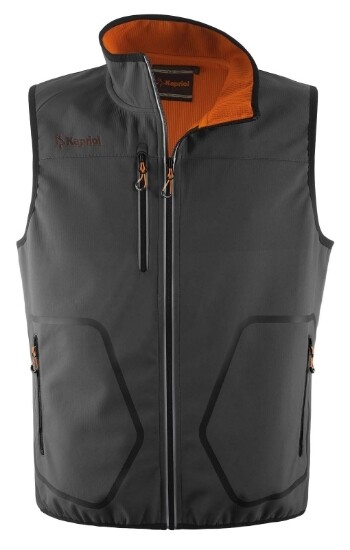 Kapriol - Gilet Tech grigio / nero