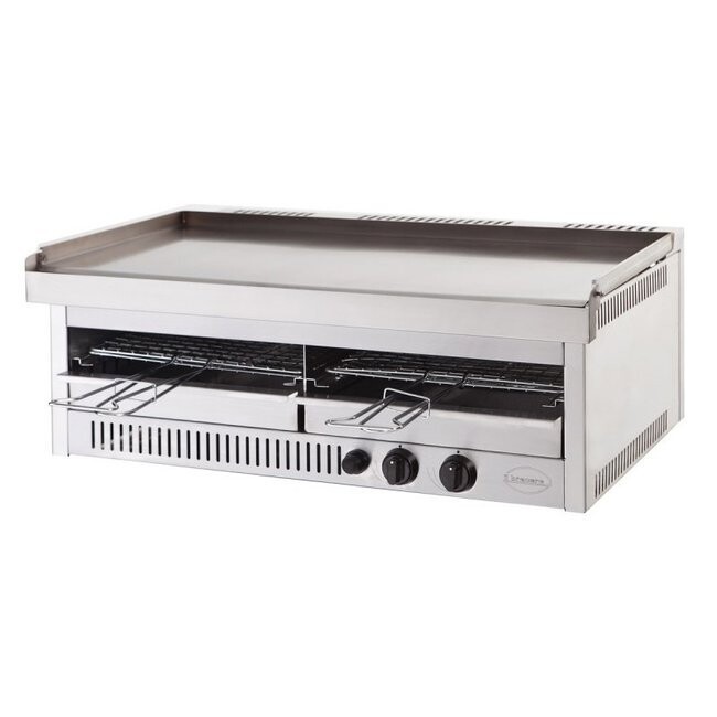 Il Bracere-  Griglia da appoggio acciaio INOX Mod. Shark 80