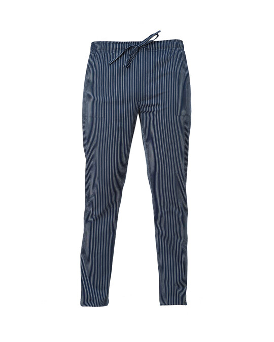 Giblor&#39;s - Pantalone Enrico Gessato Blu