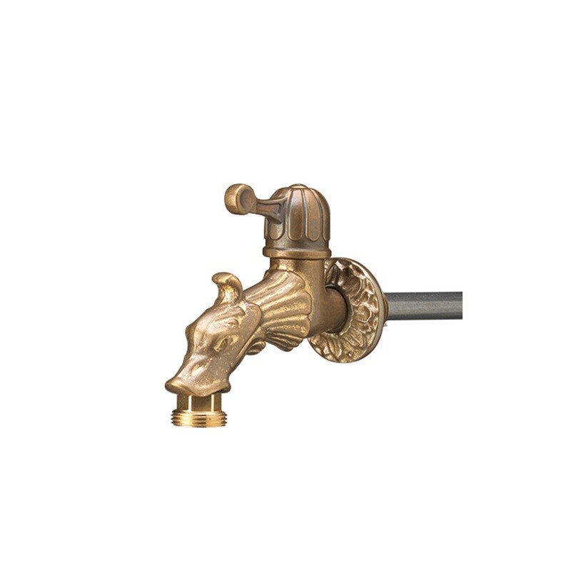 Bel-Fer RUB/002 Rubinetto in ottone a draghetto.