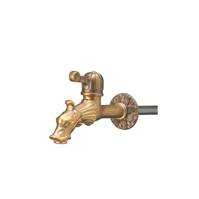 Bel-Fer RUB/001 Rubinetto in ottone a draghetto