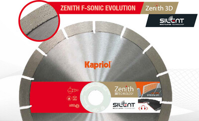 Kapriol Disco Zenith 3d sonic cemento, cemento armato, laterizI