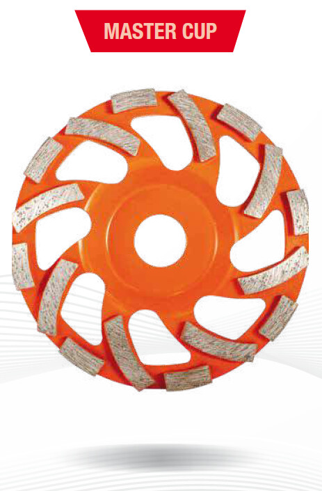 Kapriol Platorello diamantato Master Cup per cemento, granito