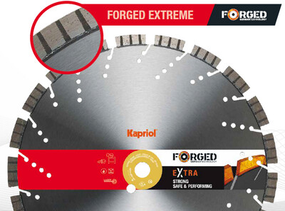 Kapriol Disco Forged Extreme per laterizi, cemento, cemento armato
