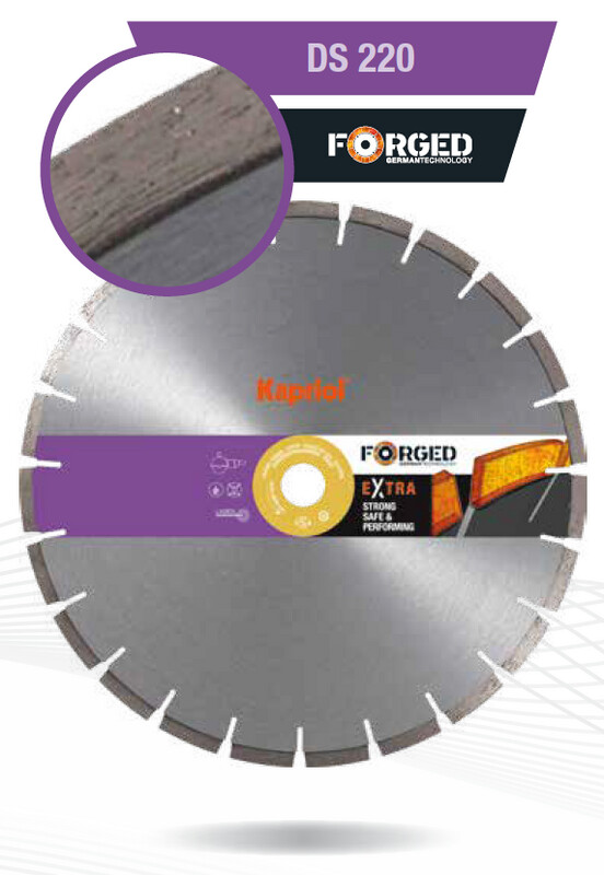Kapriol Disco settori DS220 per pietra e granito