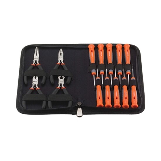 Kapriol - Set cacciaviti e pinze di precisione - 14 pcs