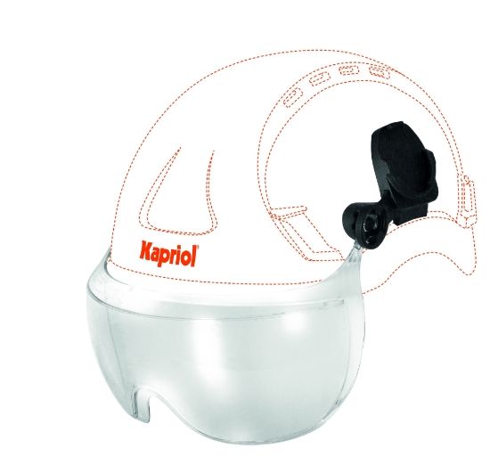 Kapriol Occhiale retrattile per casco di sicurezza AirKap plus