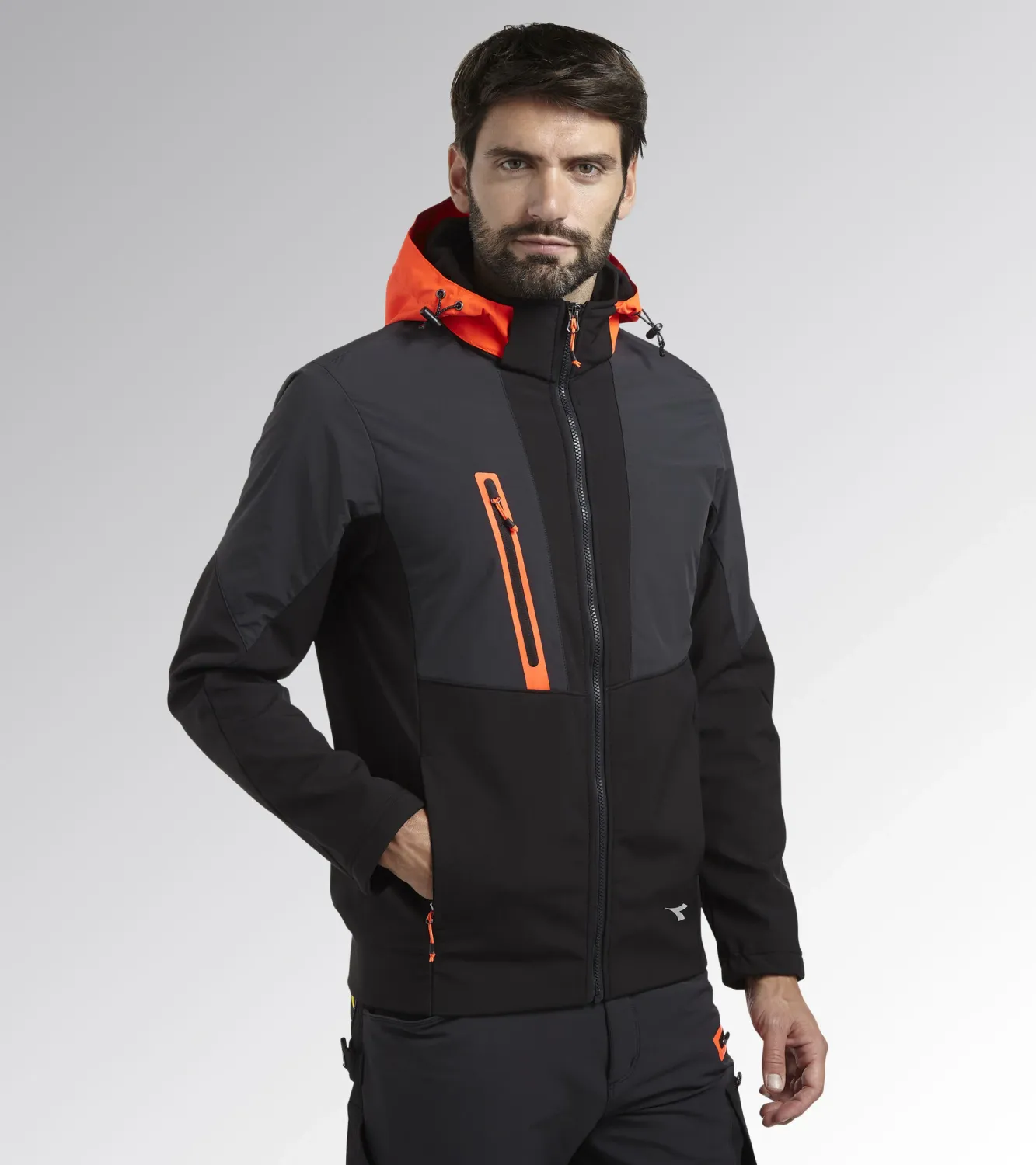 DIADORA - SOFTSHELL HYBRID, Misura: XL NERO