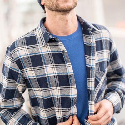 Kapriol - Camicia Blue a scacchi Enjoy