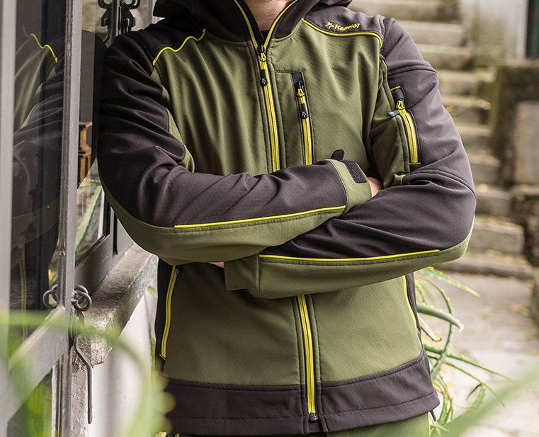 Kapriol - Dynamic Softshell verde/nero
