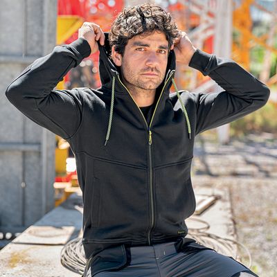 Kapriol - Felpa con cappuccio Slick nera