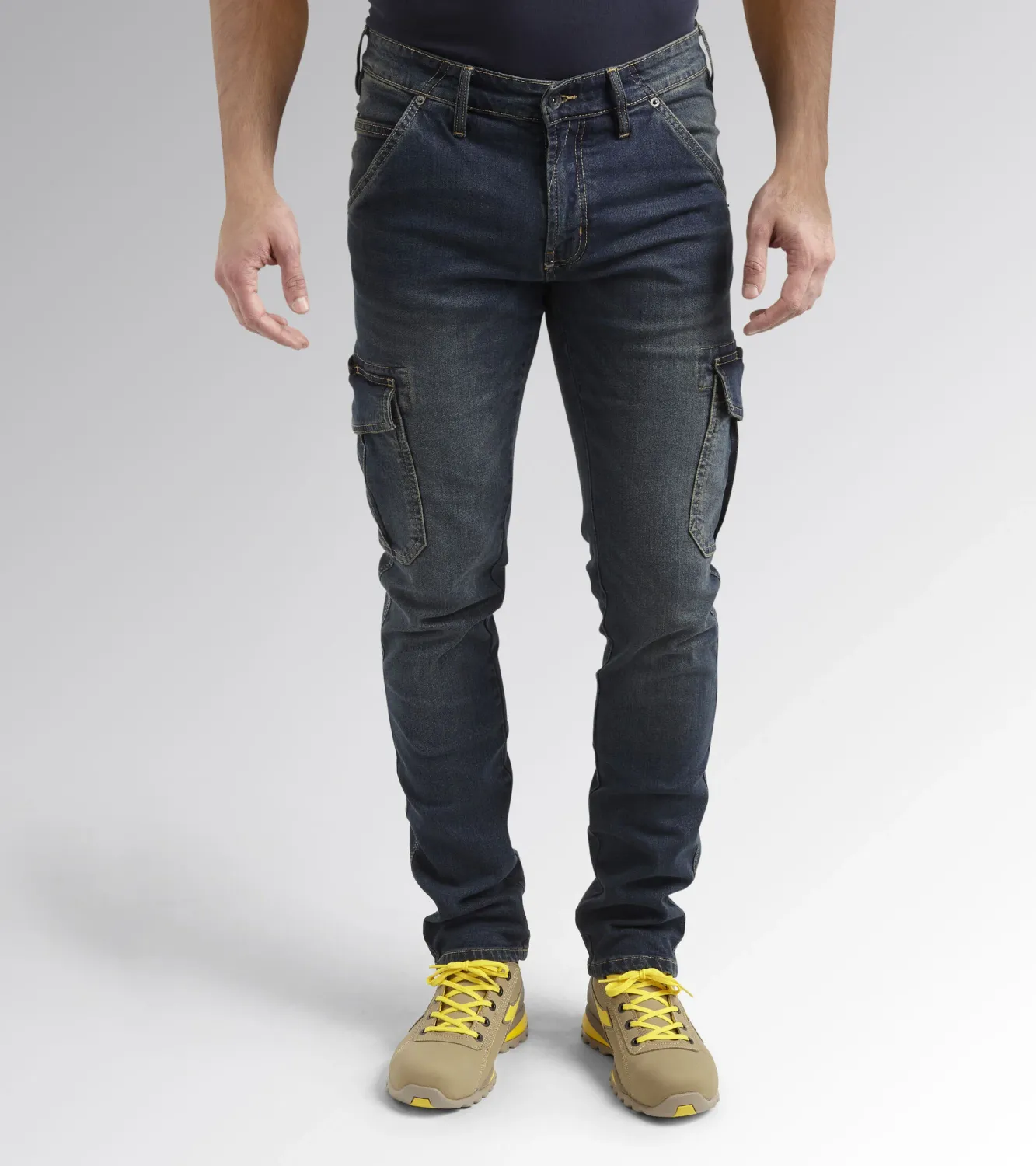 DIADORA - JEANS STONE CARGO, Misura: S