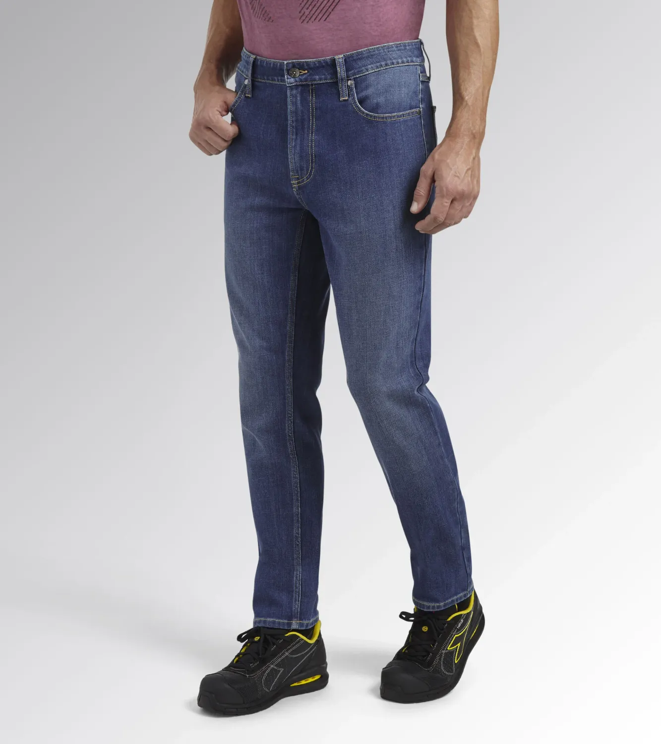 DIADORA - JEANS STONE STRETCH, Misura: S