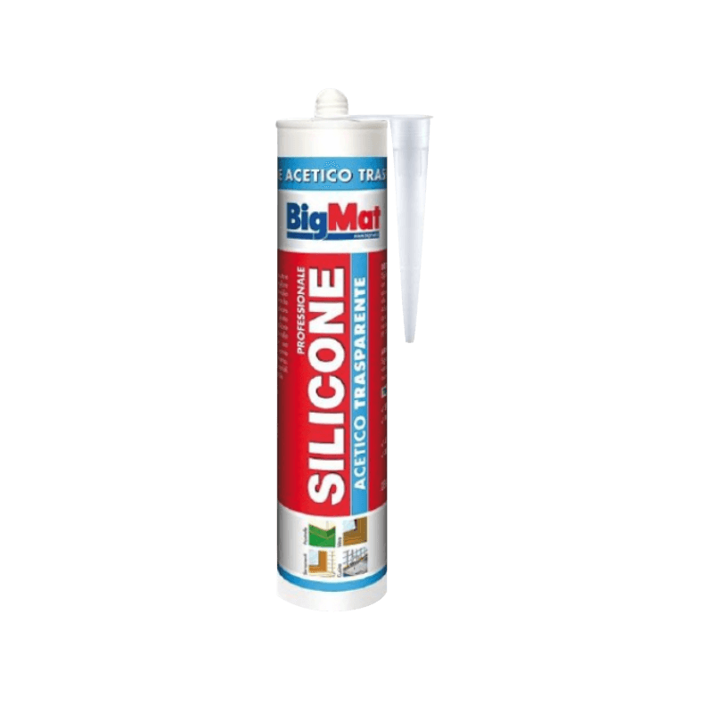 Silicone acetico trasparente BigMat 280 ml
