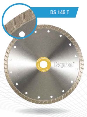 Disco diamantato professionale Kapriol DS 145 T Premium per cemento armato e granito