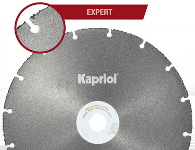 Disco Kapriol Expert per taglio legno, plastica e cartongesso con smerigliatrice