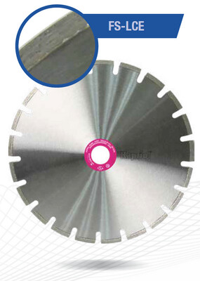 Disco diamantato Kapriol FS-LCE per taglio cemento stagionato con tagliapavimenti