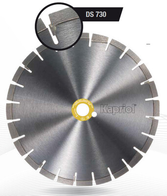 Disco diamantato Kapriol DS 730 per taglio cemento fresco con tagliapavimenti
