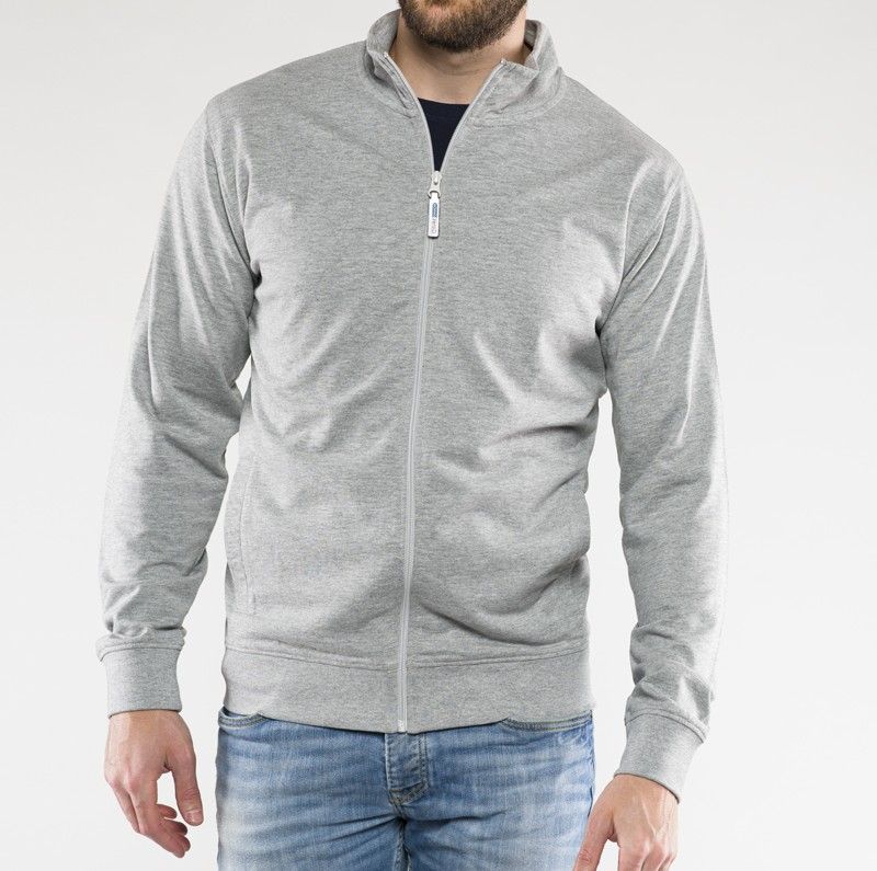 Felpa da lavoro full zip SottoZero Terry in 100% cotone 240 gr