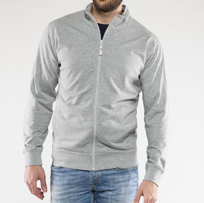 Felpa da lavoro full zip SottoZero Terry in 100% cotone 240 gr