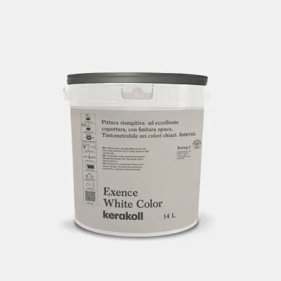 Kerakoll Exence White Color 175 tonalità (Light ) - Pittura Riempitiva Traspirante Kerakoll Exence White Color 175 tonalità (Light ) - Pittura Riempitiva Traspirante