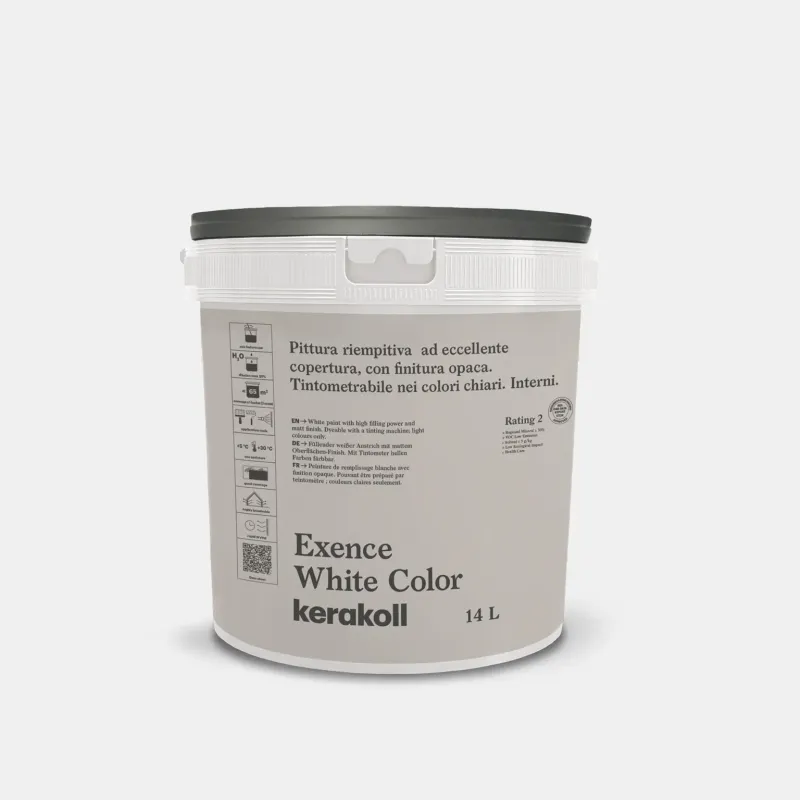Kerakoll Exence White Color Bianca - Pittura Riempitiva Traspirante
