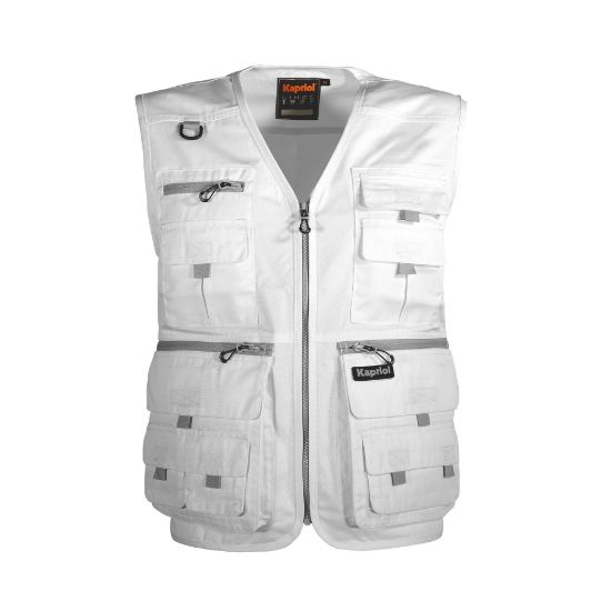 ilet-lavoro-kapriol-multitasche-porta-attrezzi-cotone colore bianco