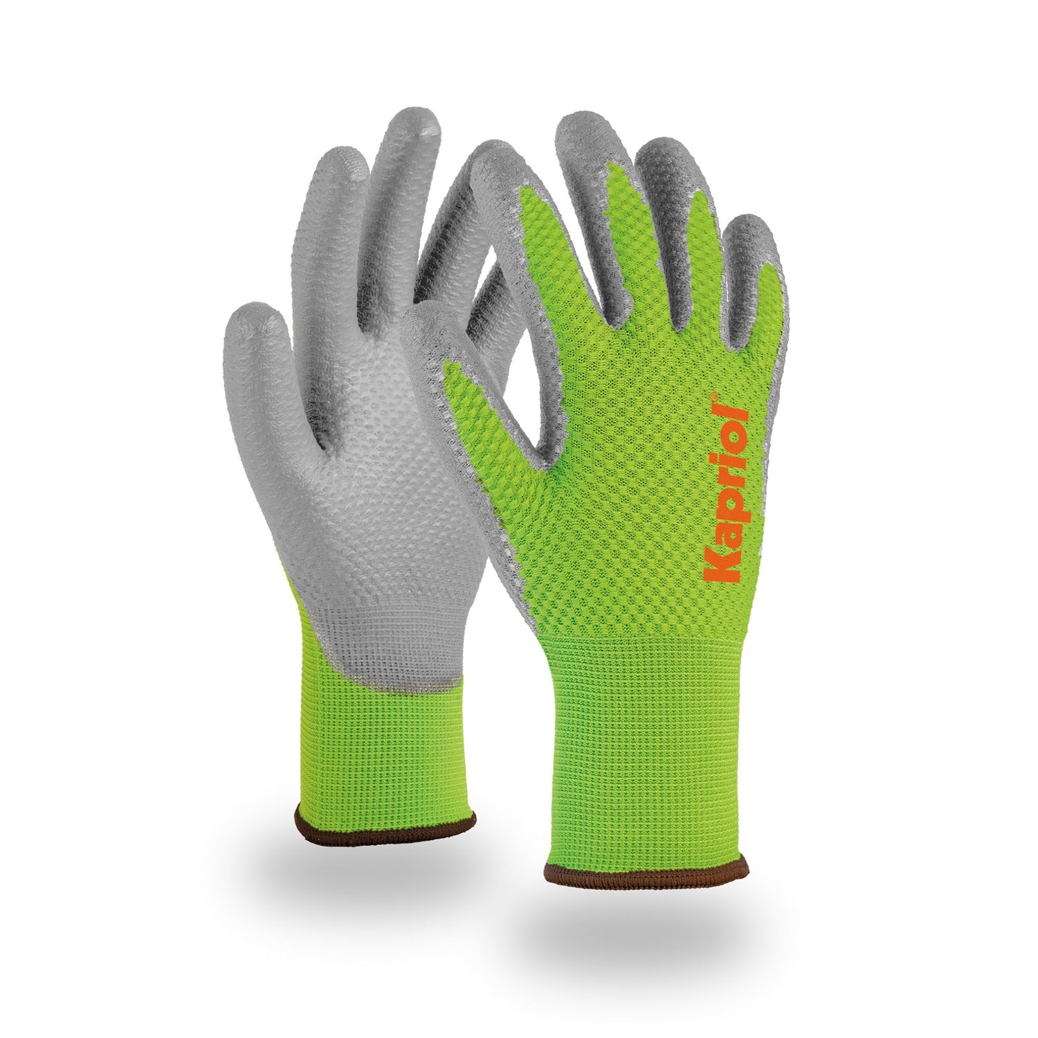 Guanti Kapriol Skin Evo | Precisione PU e Comfort 3D, Misure: L/9 dorso verde (pacco 12 paia)