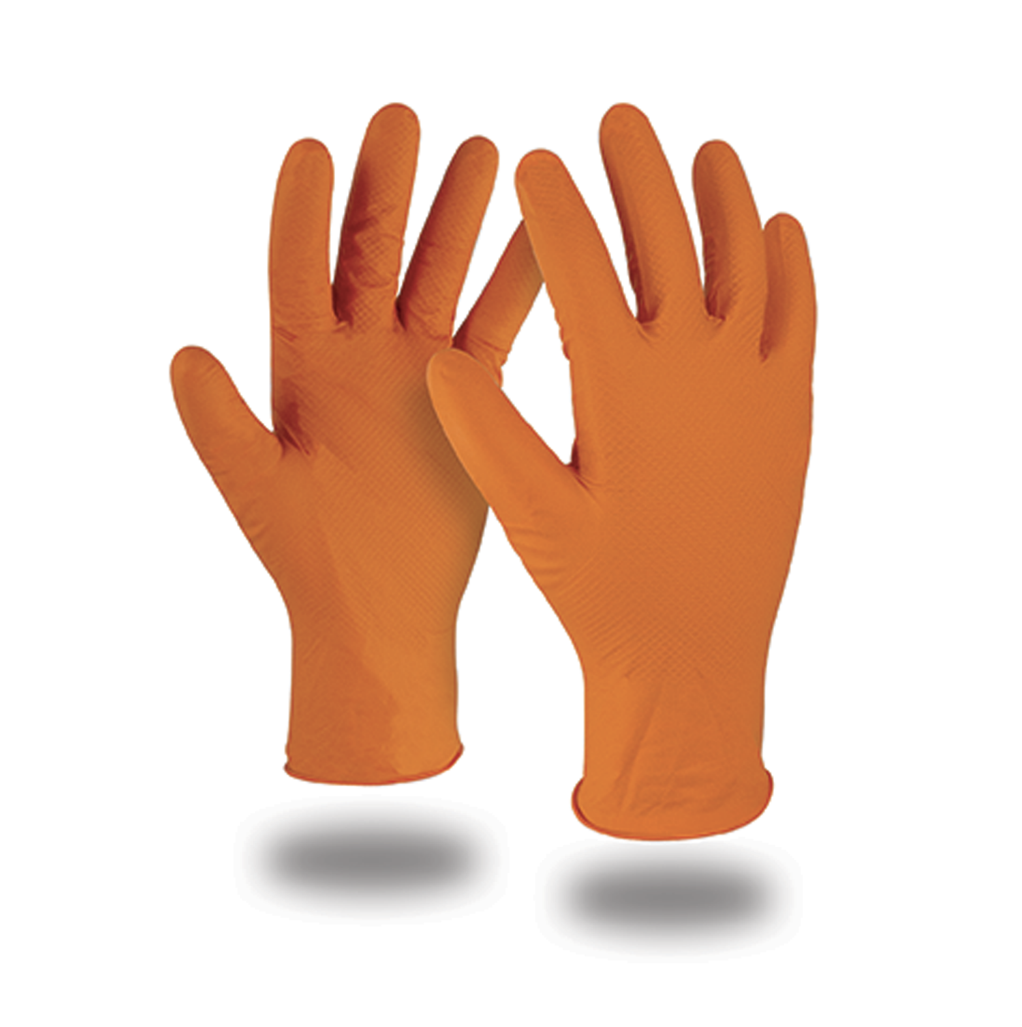 Kapriol Super Grip Nitrile | Guanti Monouso 3D 0,22mm, Misure: L/9 (scatola 50 paia)
