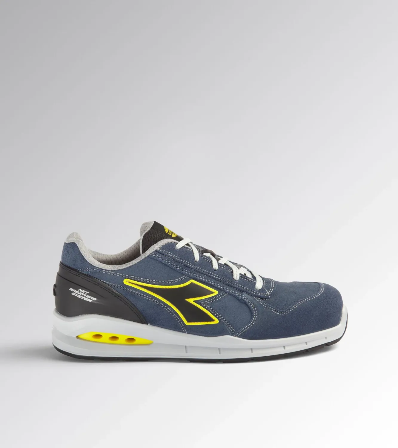 Diadora - Run Airbox Low S3S ESD | Scarpe Lavoro Airbox by GEOX | Blue Cosmos