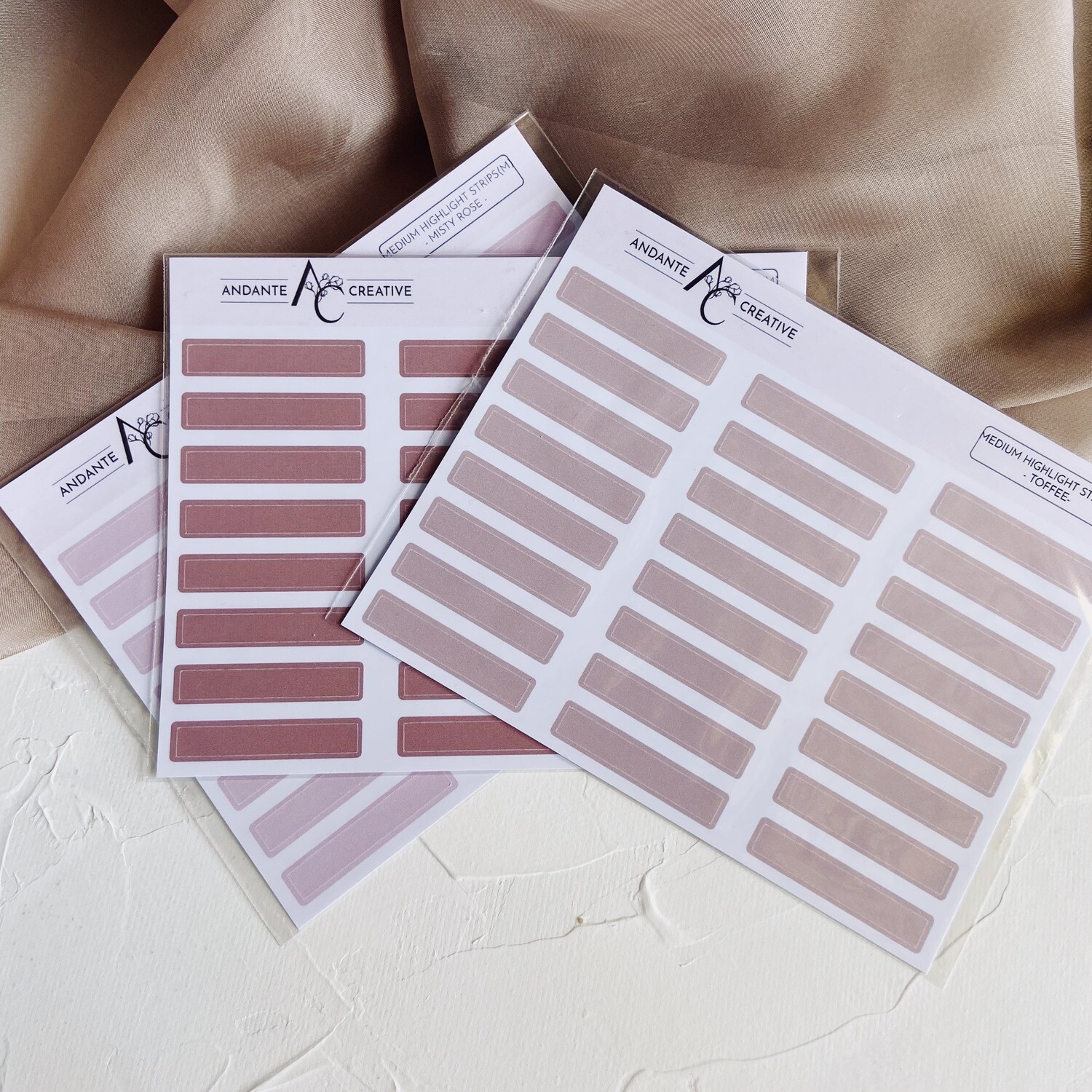 Sticker Elements Highlight Strips