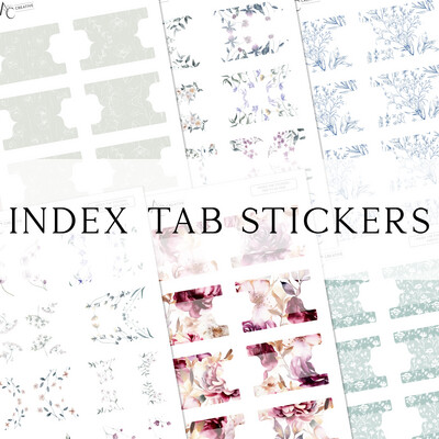 INDEX TAB STICKERS