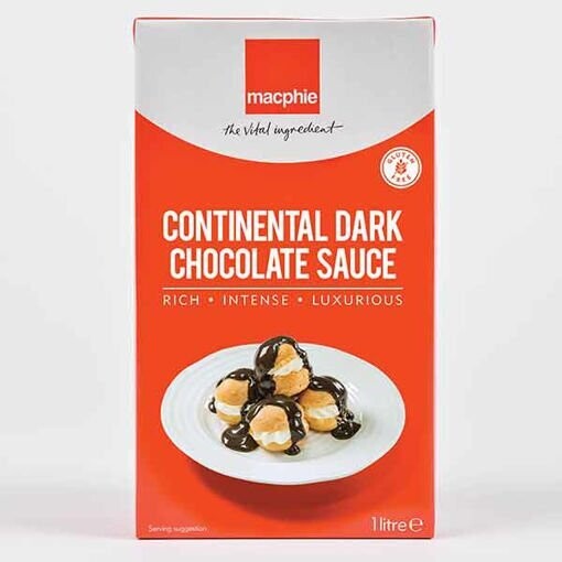 1L Continental dark chocolate sauce writing x1 E82