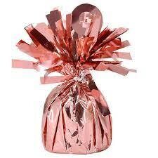 Rose Gold foil Weight  (Pack x12) I850