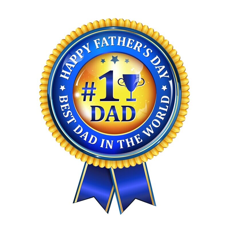 Fathers day cake toppers