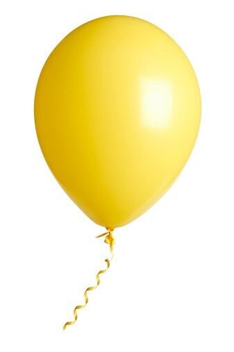 Yellow 12" Cake Inn Persnalised balloon (Pack x200)