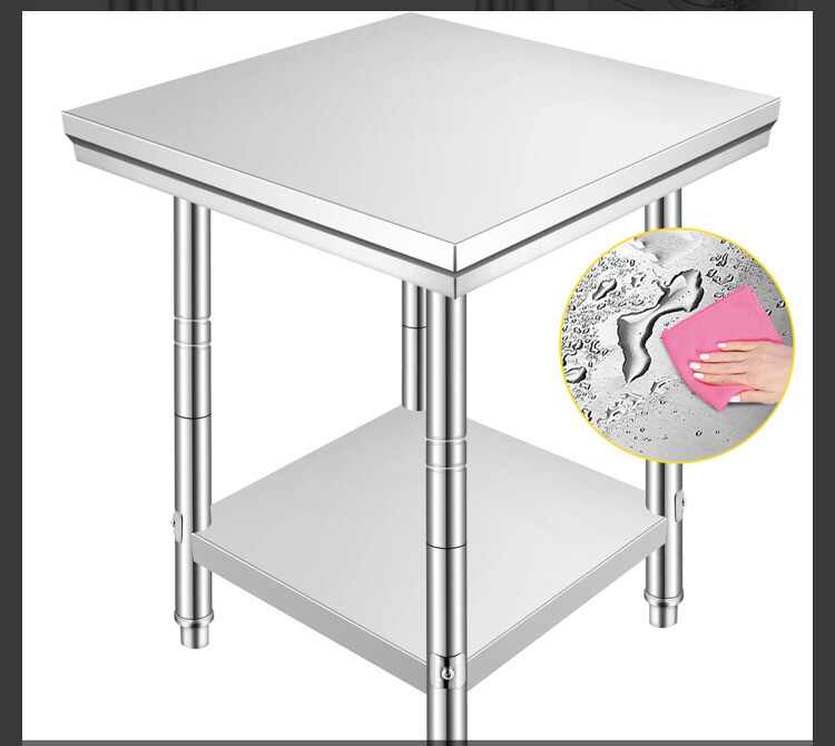 24inch by 24 inch writing table stainless steel  I901