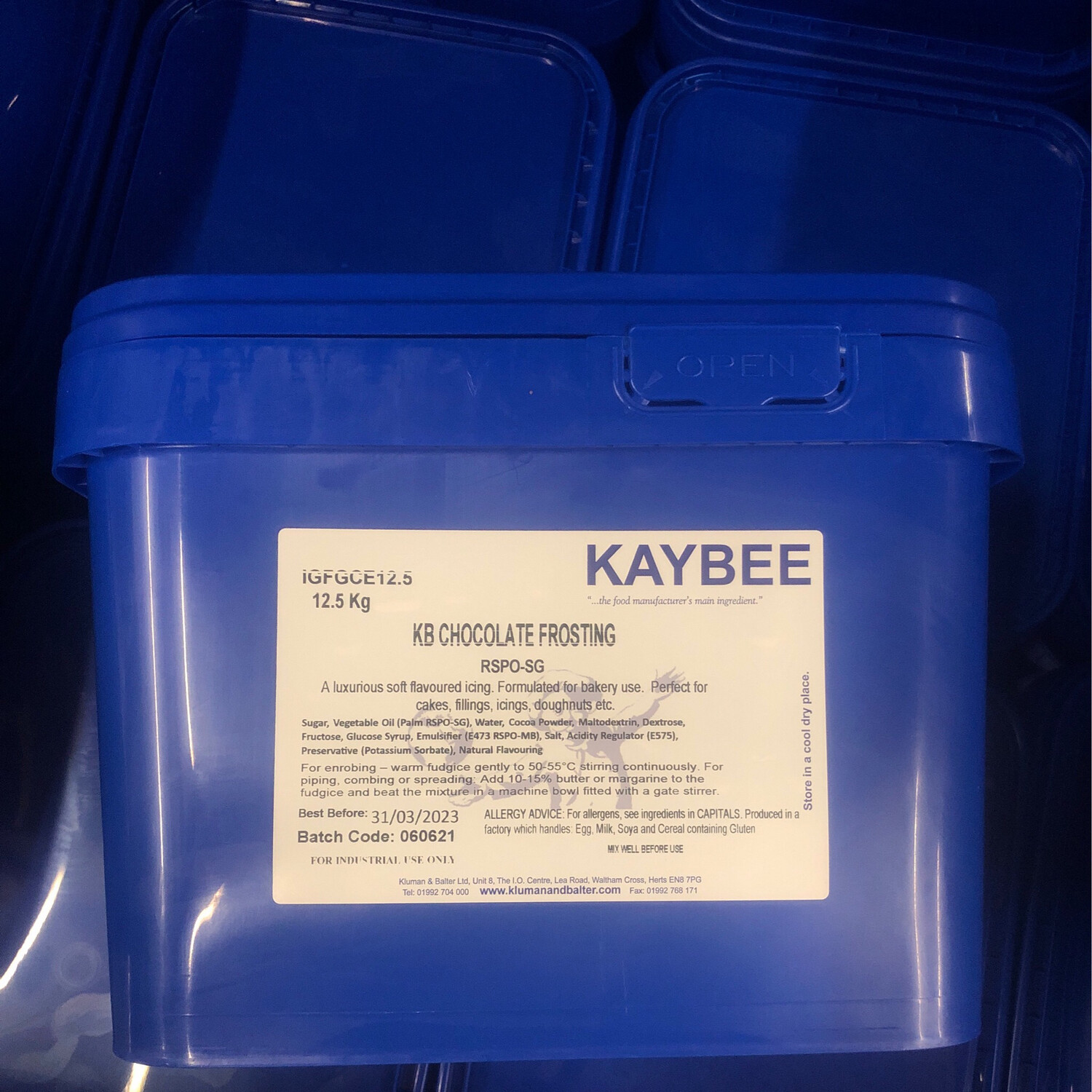 Cake Chocolate Filling 12.5kg E25