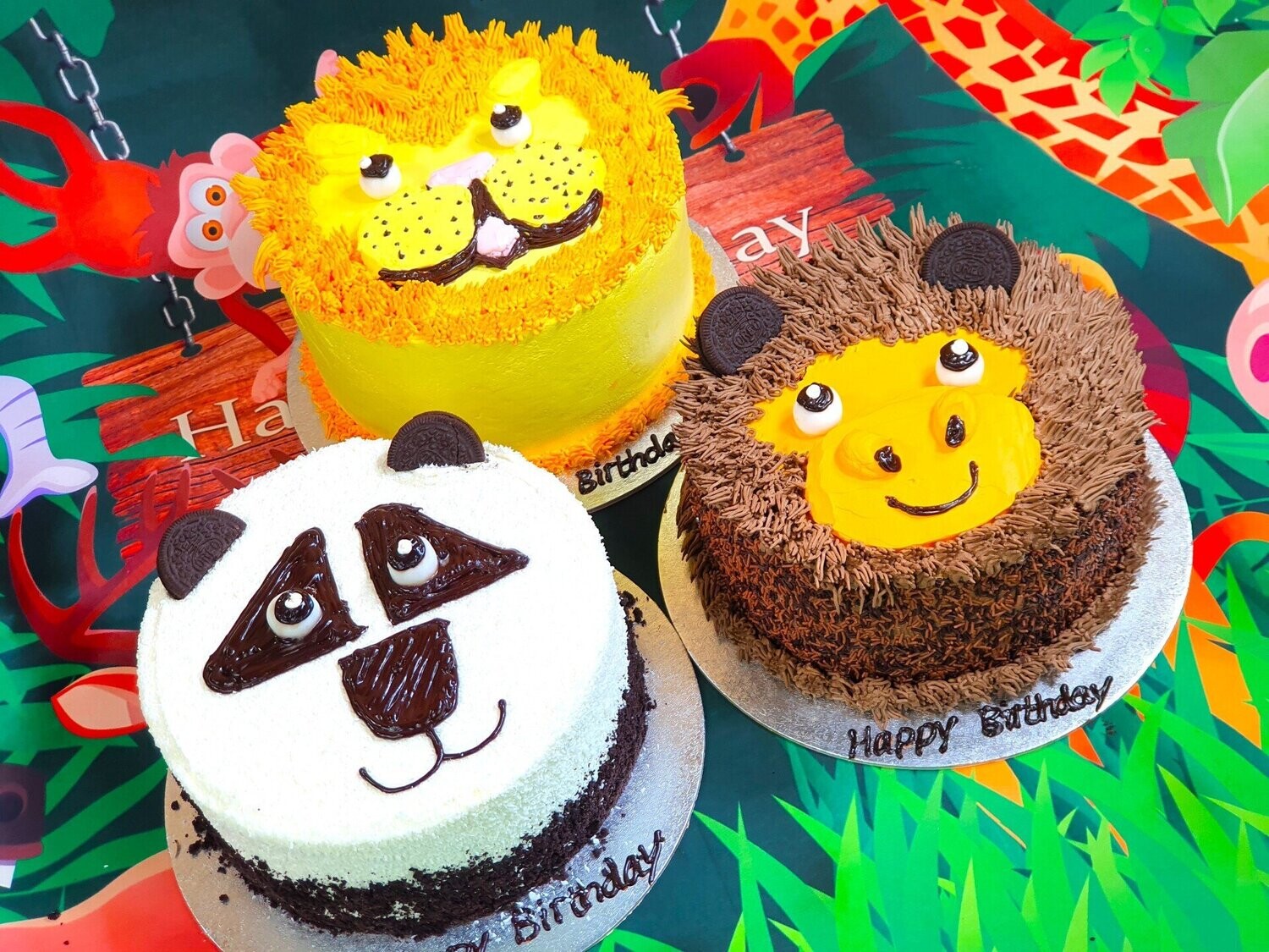 Animal face cake tamp and video and templates
